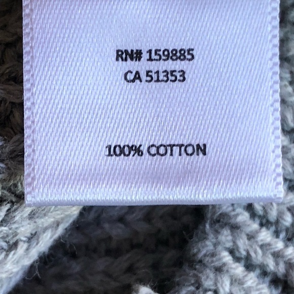 Bobi Black Los Angeles Sweater Distressed Heather Grey Collared V-neck Small - Picture 8 of 10